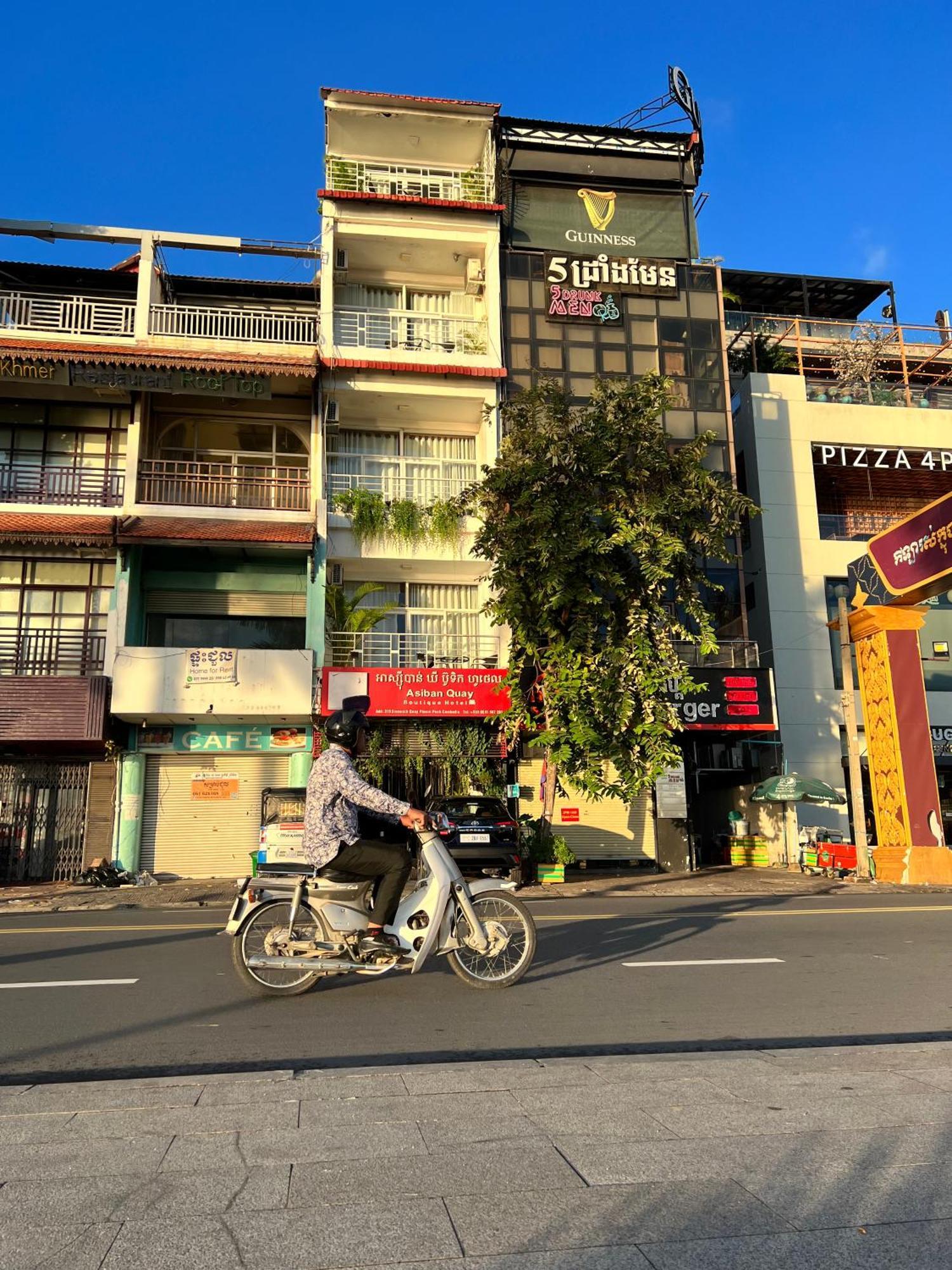 Asiban Quay Boutique Hotel Phnompen Kültér fotó